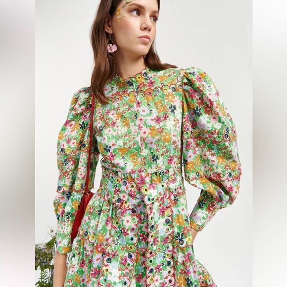 NEW CeliaB Oliver Dress Green Size XL - Picture 4 of 8